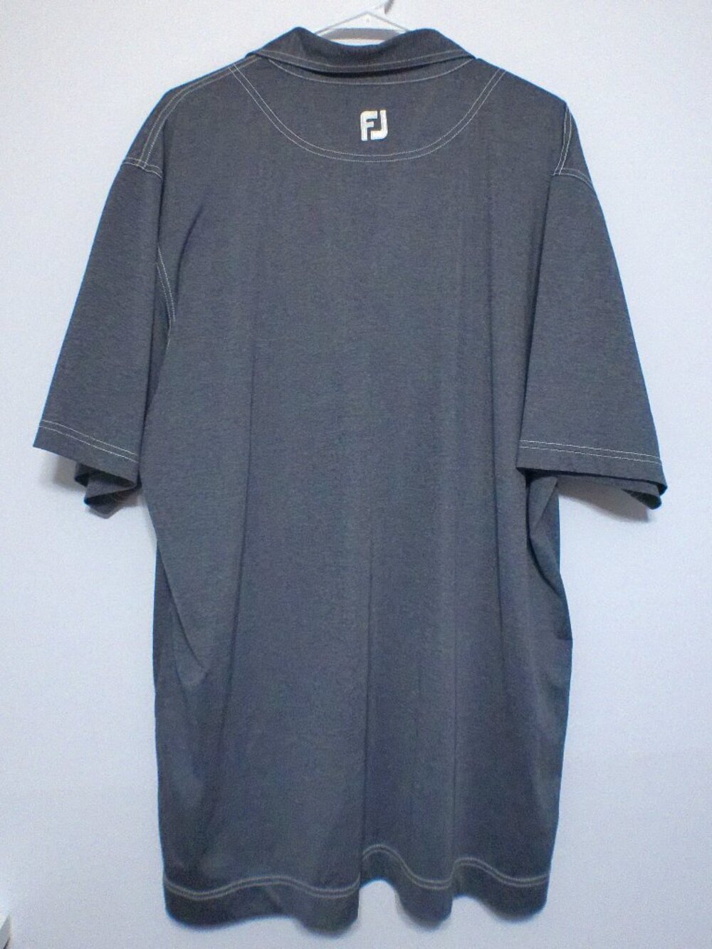 FootJoy FJ Golf Polo Shirt Men’s XL Gray Quail Creek Athletic Fit Style Perform - Picture 4 of 4